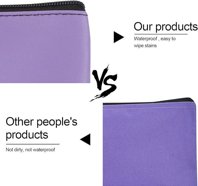 2 Pieces Money Bags with Zipper, 11x6.1 inch Money Pouch, Bank Bag, Cash Bag - Image 5