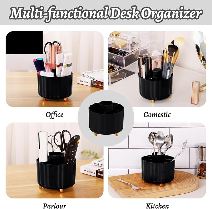 Pencil Holder for Desk 360 Rotating, Pen Holder for Desk or Classroom, Pencil - Image 6
