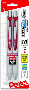 Pentel EnerGel Pearl Retractable Liquid Gel Pen, Needle Tip Medium Line by PentelofAmerica