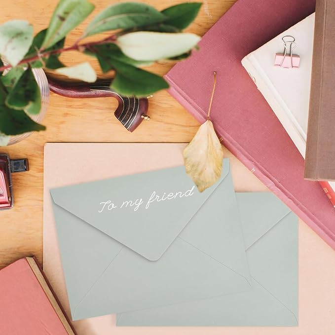 50 Pack A7 Envelopes, 5.24 x 7.24 in Envelopes - Image 2