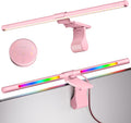 Quntis 20" Pink RGB Monitor Light Bar, 15 Gaming Backlight Modes, Eye-Care No by Quntis