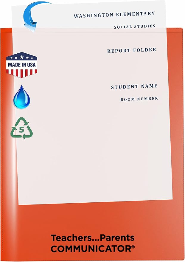 Nicky's Folder® English Communicator, Parent-Teacher Folder, Patented - Image 2