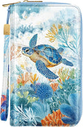 Family Passport Holder Wallet RFID Blocking Document Organizer PU Leather by Simikol