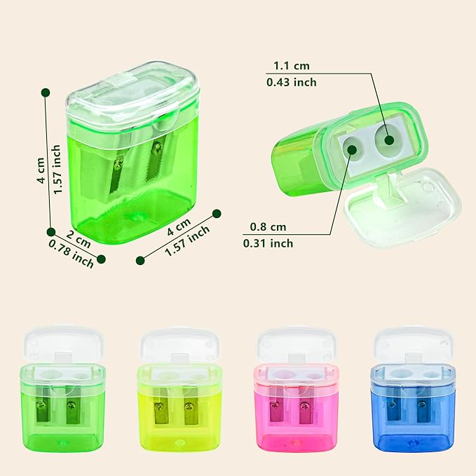 24Pcs Pencil Sharpener Manual - Image 2