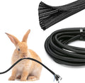 JOTO 10 Feet Cable Management Sleeve -Black | Cord Organizer System by JOTO