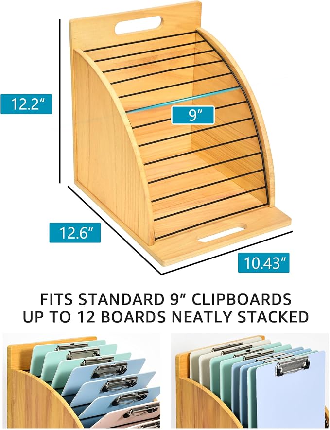 HULISEN 2 Pack Clipboard Holder - Image 2