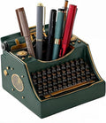 Retro Typewriter Pen Holder Desk Organizers by Amoysanli