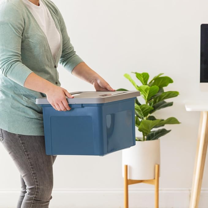 IRIS USA File Box Plastic File Organizer - Image 8
