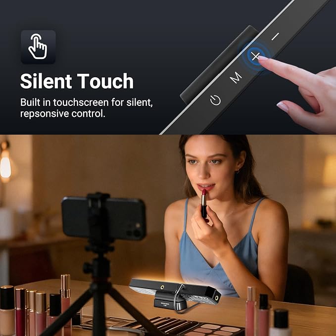 NEEWER Basics LED Chin Fill Lighting CRI95, 6W Bi Color Portable Desk Phone - Image 5