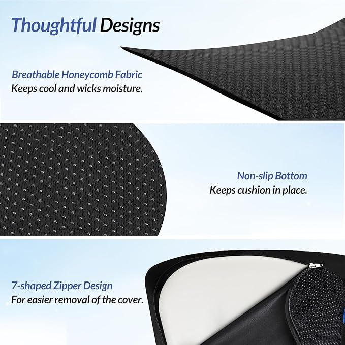 ZIKEE Pioneering Seat Cushion for Pressure Relief, Ergonomic Office Chair - Image 7