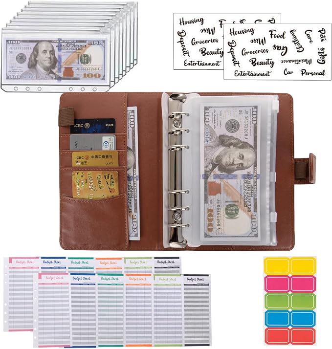 NICOOTH Budget Binder A6 Money Saving Binder - Image 4
