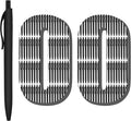 Deegtran 100 Pack No Bleed Black Barrel Click Pens, Wholesale Retractable by DEEGTRANPENS