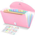 Nicecho Receipt Coupon Organizer, 13 Pockets Small Accordion File Organizer by Nicecho