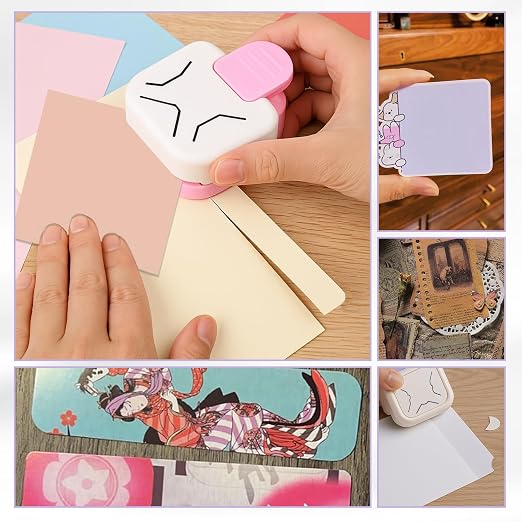 3Pcs Paper Corner Rounder, 3 Way Beauty Shape Corner Punch, Chamfer Tag Punch - Image 4