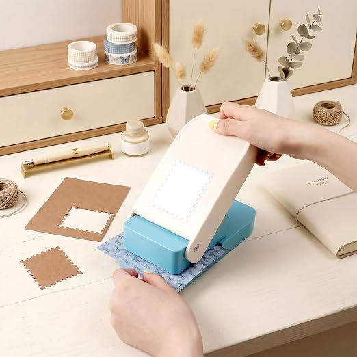 BAOFALI Stamp Punch, 2.5x2.1inch Extra Large Postage Stamps Punch, Portable - Image 4