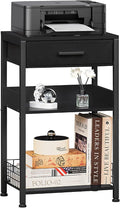 Lerliuo Pure Black Printer Table by Lerliuo