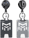MNGARISTA Retractable Badge Holder, Heavy Duty Badge Reel Keychain by MNGARISTA