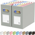 Oterri File Organizer Box, Portable Collapsible Cardboard File Folder Organizer by Oterri