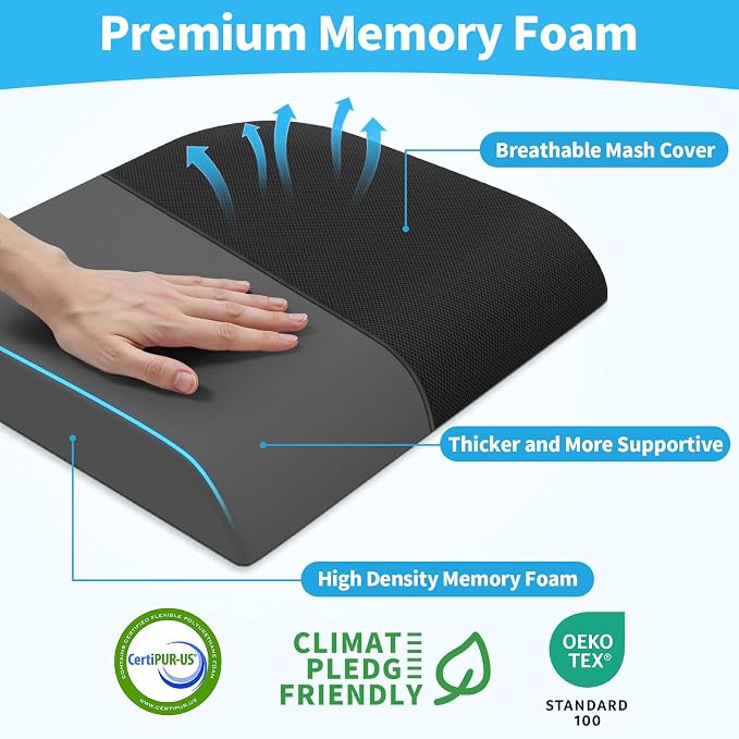 TranquilRelax 2XL Seat Cushion, Memory Foam Cushion - Image 2