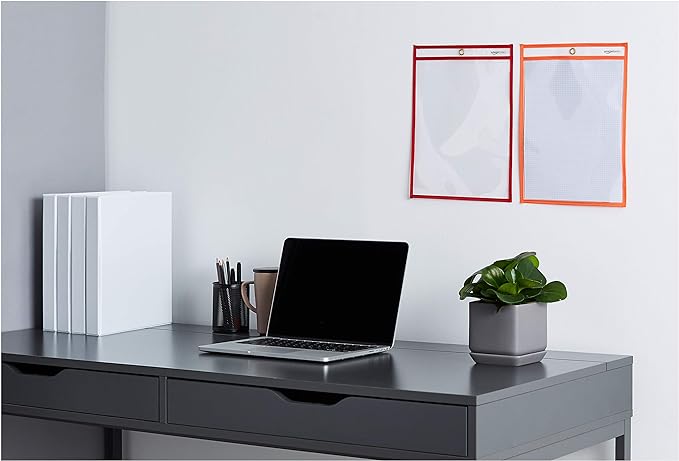 Amazon Basics Heavy Duty Dry Erase Job Ticket Holders, Document Protectors - Image 6