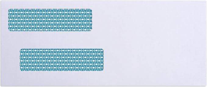 Aimoh #8 Double Window Gummed Security Envelopes - Image 3