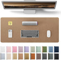 YSAGi Leather Desk Protector, Office Mat, Large Mouse Mat, Non-Slip PU Leather by YSAGi