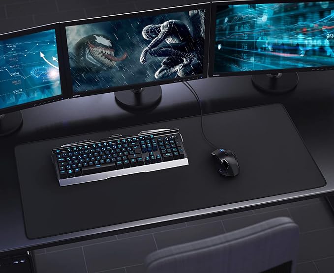 Large Mouse Pad, Durable Non-Slip Natural Rubber Base Desk Mousepad - Image 7