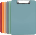 Kiggos 6 Pack Boho Colored Clipboards Plastic Clipboards by Kiggos