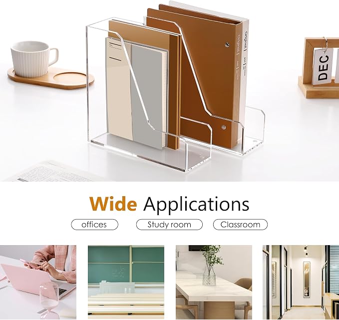 SANRUI Acrylic File Organizer, 2 Pack - Image 4