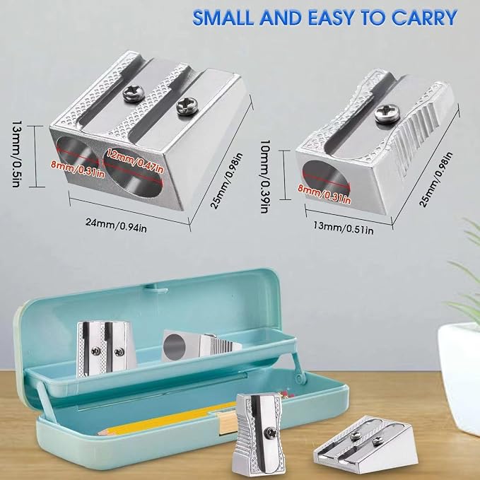 Metal Pencil Sharpeners, Crayon Sharpener, Home School Office - Image 4
