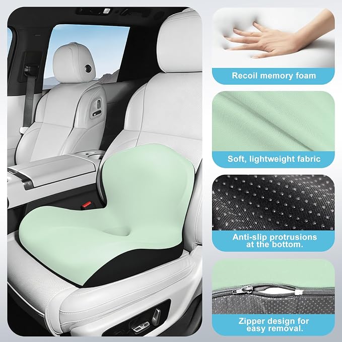 Seat Cushion, Office Chair Cushion, L-Shaped Ergonomic Car Seat Cushions - Image 7