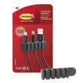 Command 5-Cord Clip Organizer, 4 Clips and 8 Medium Strips, 1 Clip Holds up to by Unknown
