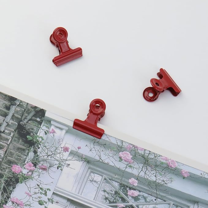 Xiaoyztan 20 Pcs Small Binder Clips, 20 mm Bulldog Paper Clips Binder Bull Clip - Image 5