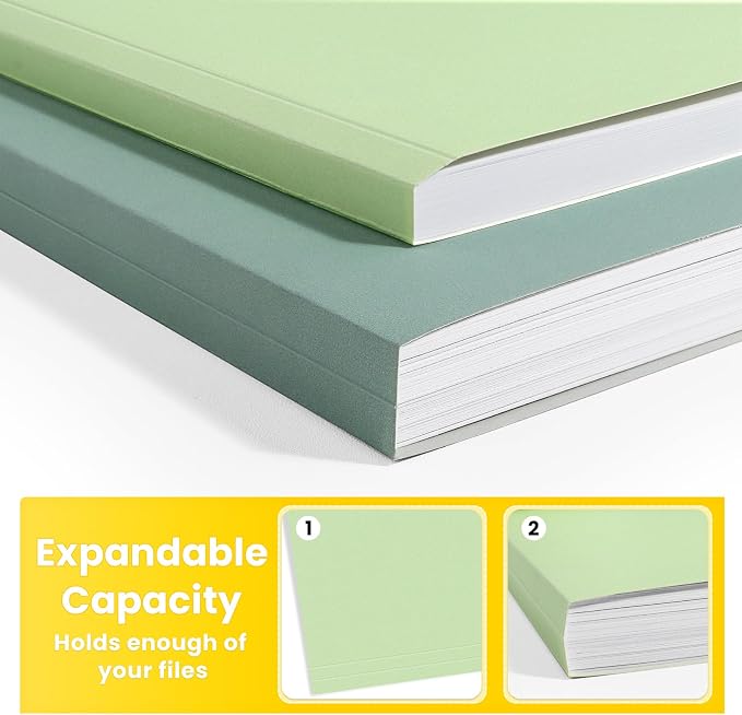 SUNEE File Folders, 30 Pack Manilla Folders 8.5 x 11, Colored File Folders Home - Image 5