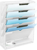 EASEPRES 6 Tier Mesh Hanging Wall File Organizer, Desk Vertical Mail Paper by EASEPRES