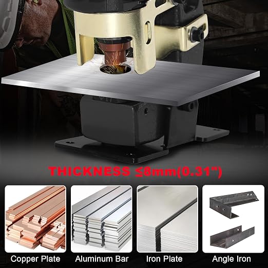 1400W Electric Hydraulic Hole Puncher, 22T Heavy Duty Hydraulic Hole Punch - Image 3