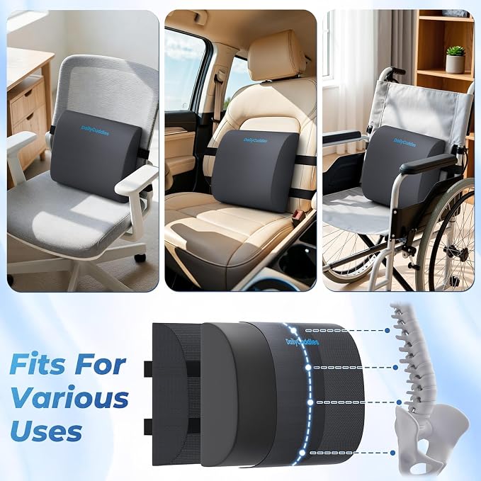 Lumbar Support Pillow for Office Chair Back Support - Image 6