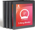Cardinal Economy 3 Ring Binder, 1 Inch, Presentation View, Holds 225 Sheets by TOPSProducts