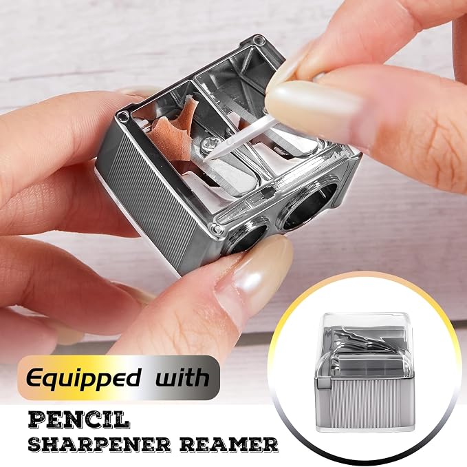Chuangdi 5 Pack Makeup Pencil Sharpener Plastic Lip Liner Pencil Eyeliner - Image 4