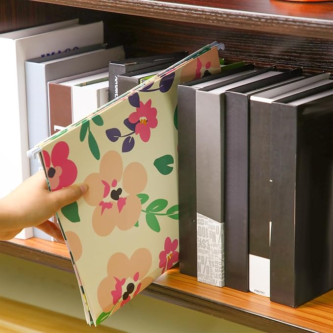 Qeeenar 40 Pcs Decorative Hanging File Folders Letter Size Cute File Folders - Image 6