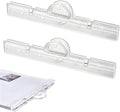 Large Magnetic Binder Clips, Extra Strong 7.9" Paper Clamps, Transparent | by ZonaLQ
