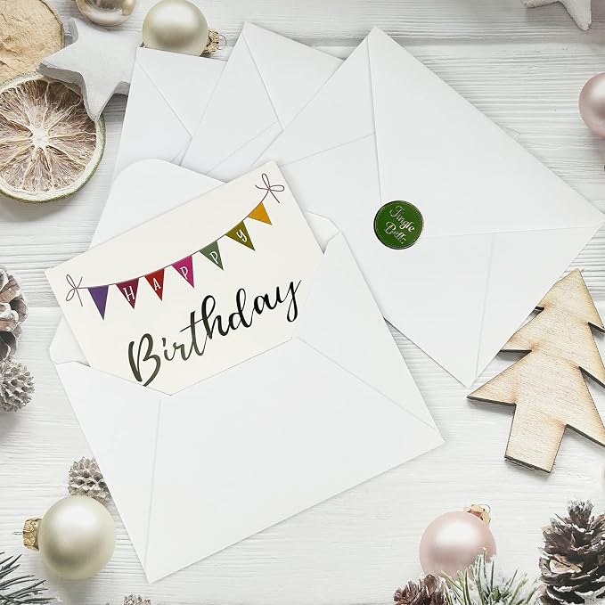 A7 Envelopes 200 Pack White Envelopes 5x7 V Flap, Suitable - Image 5