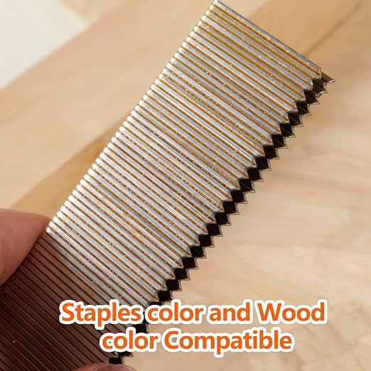1000-Count 1 Inch Length, 18 Gauge 1/4 Inch Narrow Crown Staples, Heavy Duty - Image 5