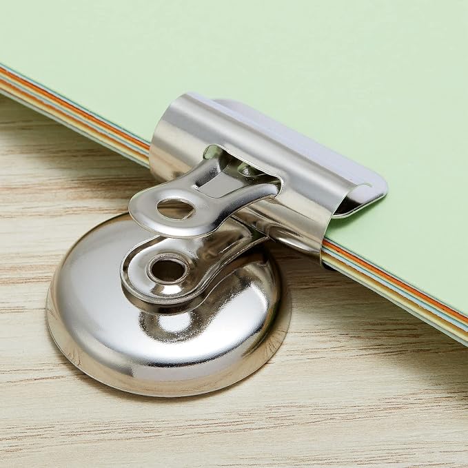 Staples Magnetic Bulldog Clips, 1 1/4" Width, 3/8" Capacity, 18 Pack – - Image 4