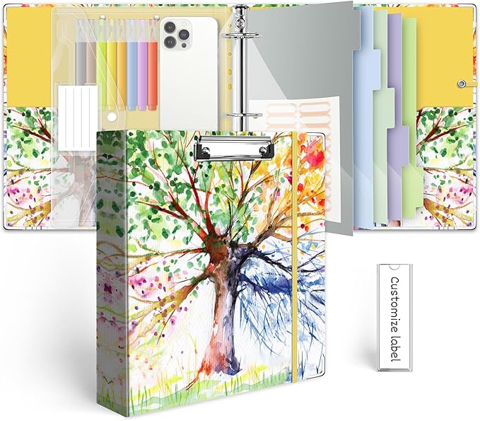 2 Inch 3 Ring Binder Organizer by KLLVE