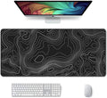 Auhoahsil Large Mouse Pad, XXL Desk Pad, Extened 35" x 15", Non-Slip Rubber Base by Auhoahsil