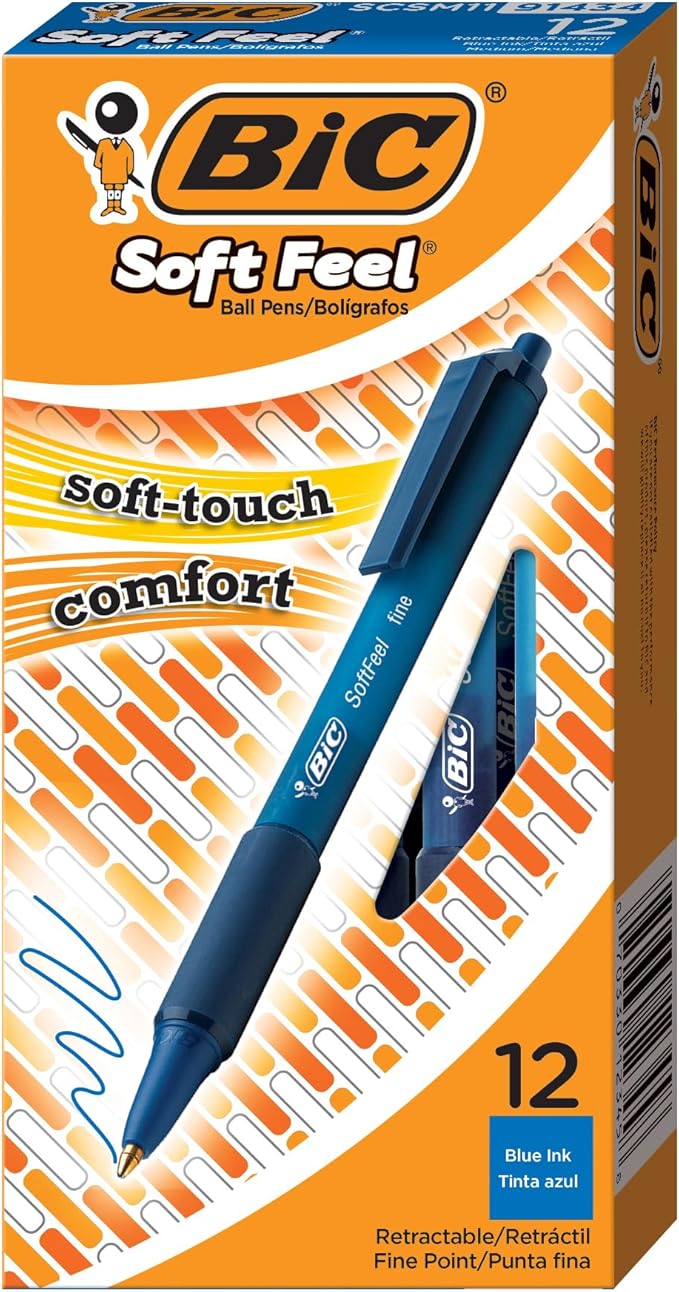 BIC Retractable Ballpoint Pens, 1.0 mm, Medium Point, BICSCSM11BE by BIC