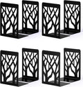 Decorative Metal Bookends Black Set of 4 by INN%C3%94PLUS