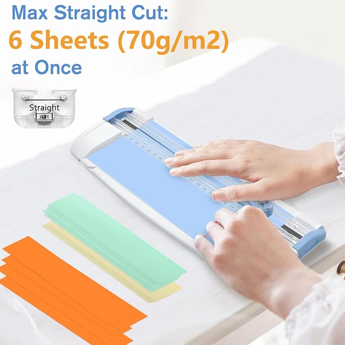 3-in-1 Paper Trimmer with Straight, Scoring & Perforating Blades, Scrapbooking - Image 4