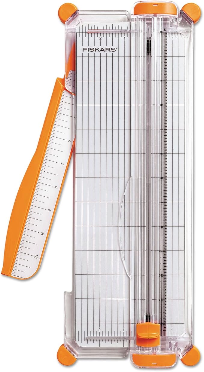 Fiskars 154450-1012 Portable Craft Paper Trimmer, 12 in Cutting Length - Image 3